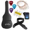 Ashthorpe Beginner Acoustic Guitar Package, Basic Starter Kit w/ Gig Bag, Strings, Strap, Tuner, Picks